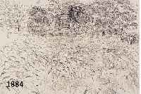 DUFY, RAOUL, 1877-1953, CHAMP DE SIEGLE, FARBLITHOGRAPHIE AUF BÜTTEN, GEDRUCKT VON DRAEGER FRERES PARIS 1949, NUM. 343/1000, CA. 28 X 37 CM