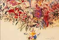 DUFY, RAOUL, 1877-1953, FLEURS DE CHAMPS, FARBLITHOGRAPHIE NACH EINEM AQUARELL, ED. ASAGP PARIS 1959, CA. 32 X 25 CM, PP