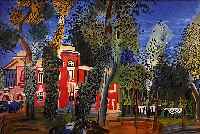 DUFY, RAOUL, 1877-1953, FARBLITHOGRAPHIE, HRSG. VOM MINISTERE DES TRAVAUX GENERAL AUX TOURISME, GEDRUCKT VON SORLIER, MOURLOT PARIS IM STEIN ...