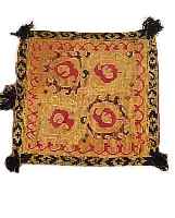 MONGOLISCHE TASCHE, 27 X 26CM, EHZ 3 STICKEREI, UM 1900