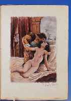 L`ARETIN: LES RAGIONAMENTI, MIT 16 EROTISCHEN FARBRADIERUNGEN V. U. SIGN. P.EMILEBECAT, II.BAND, ED. DE LA NEF D`ARGENT, 1944, LIMIT. ...