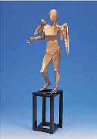 DALI, SALVADOR, 1904-1989, DER KUBISTISCHE ENGEL, BRONZEFIGUR, NUM. 466/990, GESAMTH. CA. 56 CM, MIT ZERTIFIKAT