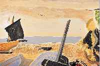 BRAQUE, GEORGES, , SEASCAPE 1944, FARB- LITHOGRAPHIE AUF BüTTEN, IM STEIN SIGN., CA. 50 X 77 CM