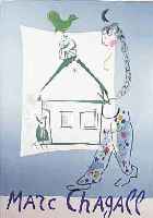 CHAGALL, MARC, 1887-1985, PRIEURE DE VIVOIN, FARBLITHOGRAPHIE, GEDRUCKT VON SORLIER PARIS, IM STEIN SIGN., CA. 65 X 45 CM