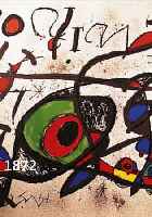 MIRO, JOAN, 1893-1983, ZWEI FARBLITHO- GRAPHIEN, BEIDE IM STEIN SIGN., CA. 76 X 56 CMBZW. 63 X 55 CM