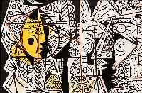 PICASSO, PABLO, 1881-1973, ZWEI FARBLITHOGRAPHIEN, JE CA. 19 X 26 CM