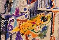PICASSO, PABLO, 1881-1973, FARBLITHOGRAPHIE, IM STEIN SIGN. UND DAT. 19.04.1963, CA. 19 X 26 CM