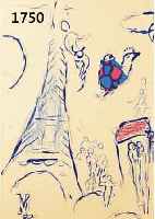 CHAGALL, MARC, 1887-1985, L'ANGE DE MOZART, FARBLITHOGRAPHIE, CA. 24 X 33 CM