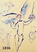 CHAGALL, MARC, 1887-1985, L'OISEAU DE FEU, FARBLITHOGRAPHIE, CA. 24 X 33 CM