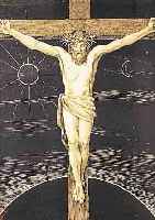 THOMA, HANS, 1839-1924, CHRISTUS AM KREUZ, LITHOGRAPHIE VON 1903, LI. U. HANDSIGN., CA. 50 X 38 CM