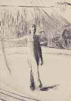 OPPLER, ERNST, 1867-1929, ZWEI RADIERUNGEN, BEIDE HANDSIGNIERT, JE CA. 15 X 11 CM, PP
