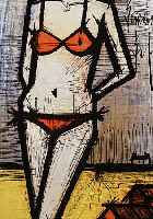 BUFFET, BERNARD, 1928-2000, ZWEI FARBLITHOGRAPHIEN, JE CA. 31 X 23,5 CM, PP