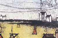 BUFFET, BERNARD, 1928-2000, FARBLITHOGRAPHIE, CA. 31 X 51,5 CM, UNTEN LEICHT KNITTERFALTIG, PP
