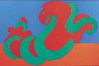 VASARELY, VIKTOR, 1908-1997, CATCHER, FARBLITHOGRAPHIE AUS ORIGINES, HANDSIGNIERT, NUM. 105/200, CA. 40 X 61 CM