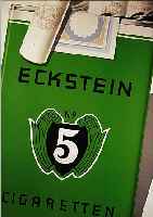 WERBEPLAKAT ECKSTEIN CIGARETTEN, 50ER JAHRE, FARBLITHOGRAPHIE, CA. 83 X 59 CM