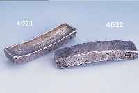 SOGEN. SILBERSCHUH, CHINES. BARRENGELD, SüDCHINA, WOHL T'UNG-TSCHI 1862-1874, GEGEN- MARKEN, PROVINZMARKEN, CA. 380 G