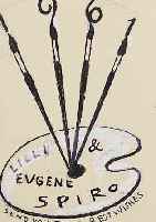 SPIRO, EUGEN, 1874-1972, ENTWURF FüR EINE GLüCKWUNSCHKARTE, TUSCHE UND DECKWEIß AUF PAPIER, CA. 17,5 X 12,5 CM, PP, U.GL., R.