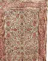 KASHMIR, INDIEN, 218 X 148CM, EHZ 2 FLOR SEIDIG, CA.10 JAHRE