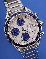 FESTINA ARMBANDCHRONOGRAPH AUTOMATIK, REF.- NR. 5258, SCHWEIZ UM 1999, EDELST. INCL. BAND, BODEN U. KRONE GESCHR., ETUI, BED.- ANL., ...
