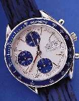 FESTINA ARMBANDCHRONOGRAPH AUTOMATIK, REF.- NR. 5258, SCHWEIZ UM 1999, EDELST., LEDERB. M.STIFTSCHL., BODEN U. KRONE GESCHR., ETUI, BED.-ANL., ...