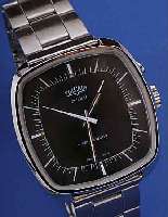 VULCAIN ARMBANDWECKER CRICKET, SCHWEIZ UM 1971, EDELST. INCL. NEUTR. EDELST.-BAND, NEUTR. ETUI, MINERALFLACHGL., HANDAUFZUGKAL. MSR/S2, GEH- ...