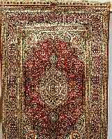 HEREKE, CHINA, 120 X 75CM, REINE NATURSEIDE, CA.1 MIO.KN/QM