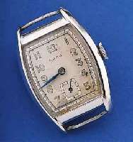 KONVOLUT: 2 HERRENARMBANDUHREN FüR DEN DEUT- SCHEN MARKT, UM 1940, BEIDE METALL HARTVER- CHR., 1X DOXA, FORMANKERW., 15 ST., BAUWEISE MADER 8 3/4 ...