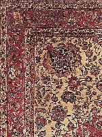 ESFAHAN FEIN CA 360 X 276 CM. .FLOR WOLLE. EHZ 3.UM 1930 MIT CA 600.000 KN/QM