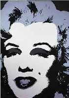 WARHOL, ANDY, 1928-1987, MARYLIN, FARBSIEB- DRUCK AUS DER EDITION SUNDAY B. MORNING, RüCKSEITIG GESTEMPELT UND MIT STEMPEL: FILL IN YOUR OWN ...