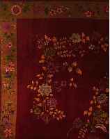 CHINA ALT, 352 X 273CM, EHZ 3 FLOR WOLLE, CA.60 JAHRE