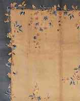 CHINA ALT, 384 X 302CM, EHZ 3 FLOR WOLLE, CA.60 JAHRE