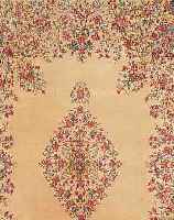 KERMAN, PERSIEN, 368 X 277CM, EHZ 4 FLOR WOLLE, CA.50 JAHRE