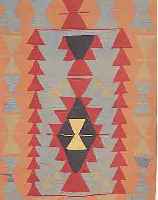 KELIM, ANATOLIEN, 167 X 111CM, EHZ 2 FLOR WOLLE, CA.30 JAHRE