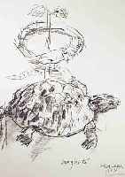KOKOSCHKA, OSKAR, 1886-1980, LONGéVITé, LITHOGRAPHIE VON 1968, HANDSIGN., CA. 57,5 X 39,2 CM, PP