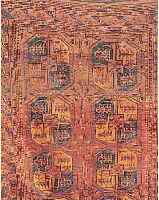 AFGHANE, 280 X 193CM, EHZ 4-5 WOLLE AUF WOLLE, CA.60 JAHRE, L.MOTTENFRAS