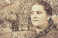 THOMA, HANS, 1839-1924, BILD VOM SOMMER 1894 IN OBERURSEL, LITHOGRAPHIE, HANDSIGNIERT UND MIT HANDSCHRIFTL. WIDMUNG VERSEHEN, CA. 47,5 X 46 CM, PP
