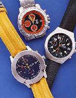 KONVOLUT: 4 QUARTZARMBANDUHREN MIT MULTIFUNK- TIONEN, (Z.B. CHRONOGRAPH, 2.-ZEIT, DATUM, ETC.), 3X M. LEDERB., 1X M. EDELST.-BAND, ALLE ...