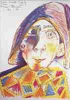 PICASSO, PABLO, 1881-1973, PLAKAT ZUR AUSST. GALERIE LUISE LEIRIS PARIS VON 1971, CA. 76 X 50,5 CM