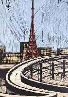 BUFFET, BERNARD, 1928-2000, FARBLITHOGR. AUS EINE REISE NACH JAPAN, MOURLOT PARIS 1981, AUFLAGE 180 EXEMPL., CA. 46 X 31 CM, PP, DAZU ...