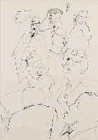 GROSZ, GEORGE, 1893-1959, FüNF LITHOGRAPHIENAUS ECCE HOMO, MALIK VERLAG BERLIN 1923, JE CA. 28 X 22 CM, PP