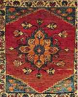 ARMANIBAF, PERSIEN, 125 X 105CM, EHZ 3 FLOR WOLLE, UM 1945