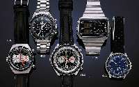 BREITLING ARMBANDCHRONOGRAPH NAVYTIMER, REF.-NR. 1806, SCHWEIZ UM 1977, EDELST., ZUR BESSEREN STOPPBED. KRONE AUßEN 9, LEDERB.,LüNETTE U. ...