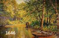 LANLANDSCHAFTSMALER ANFANG 20. JH., PARTIE AUS DEM SPREEWALD, ÖL/LWD., UNLESERL. SIGN., 80 X 120 CM, R.