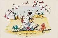 TRUTMANN, MAJA O.ä., FRüHE CARTOON-BILDER- GESCHICHTE UM 1920, "JOKOLO UND FIFILO, HUMORESEKE FüR KINDER", UNIKAT, 90 EINZELNE ...