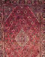 MEYMEH,PERSIEN CA 320 X 220 CM. .EHZ 2 FLOR WOLLE.CA 30 JAHRE.