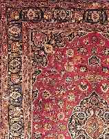 MESCHED SIGN,PERSIEN CA 387 X 297 CM. . FLOR WOLLE.EHZ 3.CA 30 JAHRE.