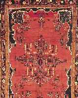 SIRJAN,PERSIEN CA 296 X 196 CM. .FLOR WOLLE. EHZ 2.CA 40 JAHRE.