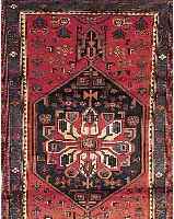 SHAHSAWAN,PERSIEN CA 198 X 123 CM. .EHZ 3 FLOR WOLLE.CA 40 JAHRE.
