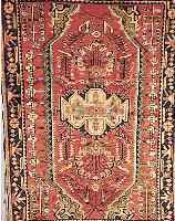 LILIAN,PERSIEN CA 193 X 130 CM. .FLOR WOLLE. EHZ 2.UM 1950.