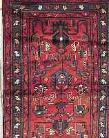 KORDI,PERSIEN CA 297 X 105 CM. .FLOR WOLLE. EHZ 3.CA 30 JAHRE.